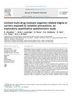 Limited multi-drug resistant organism related stigma in carriers exposed to isolation precautions