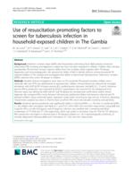 Use of resuscitation promoting factors to screen for tuberculosis infection in household-exposed children in The Gambia