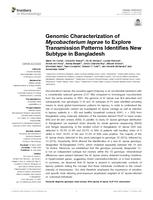 Genomic characterization of Mycobacterium leprae to explore transmission patterns identifies new subtype in Bangladesh