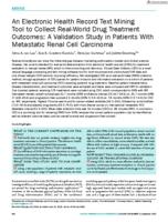 An electronic health record text mining tool to collect real-world drug treatment outcomes