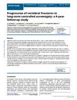 Progression of vertebral fractures in long-term controlled acromegaly