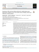 Quantitative MRI and laser ablation-inductively coupled plasma-mass spectrometry imaging of iron in the frontal cortex of healthy controls and Alzheimer's disease patients