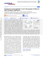 Simultaneous immunoglobulin A and G glycopeptide profiling for high-throughput applications
