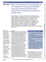 Role of endoscopic ultrasonography in the diagnostic work-up of idiopathic acute pancreatitis (PICUS)