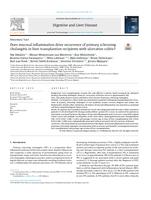 Does mucosal inflammation drive recurrence of primary sclerosing cholangitis in liver transplantion recipients with ulcerative colitis?