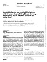 Hospital utilization and costs in older patients with advanced chronic kidney disease choosing conservative care or dialysis