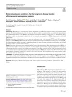 Determinants and predictors for the long-term disease burden of intracranial meningioma patients