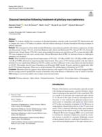 Chiasmal herniation following treatment of pituitary macroadenoma