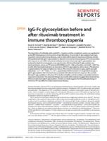 IgG-Fc glycosylation before and after rituximab treatment in immune thrombocytopenia