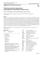 TGF beta-induced metabolic reprogramming during epithelial-to-mesenchymal transition in cancer