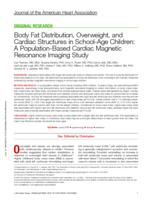 Body fat distribution, overweight, and cardiac structures in school-age children