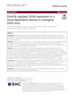 Dnmt3bregulates DUX4 expression in a tissue-dependent manner in transgenic D4Z4 mice
