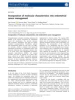 Incorporation of molecular characteristics into endometrial cancer management