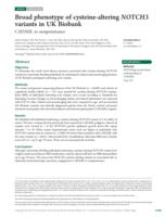 Broad phenotype of cysteine-altering NOTCH3 variants in UK Biobank CADASIL to nonpenetrance