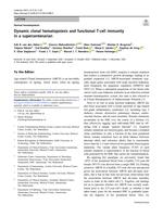 Dynamic clonal hematopoiesis and functional T-cell immunity in a supercentenarian