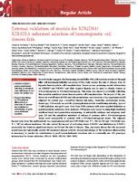 External validation of models for KIR2DS1/KIR3DL1-informed selection of hematopoietic cell donors fails