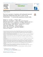Survival outcomes of patients with advanced mucosal melanoma diagnosed from 2013 to 2017 in the Netherlands