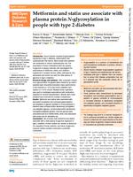 Metformin and statin use associate with plasma proteinN-glycosylation in people with type 2 diabetes