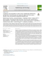 Compliance and tolerability of short-course radiotherapy followed by preoperative chemotherapy and surgery for high-risk rectal cancer - results of the international randomized RAPIDO-trial