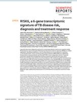 RISK6, a 6-gene transcriptomic signature of TB disease risk, diagnosis and treatment response