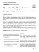 Self-care of patients with type 2 diabetes mellitus over the course of illness