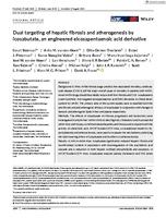 Dual targeting of hepatic fibrosis and atherogenesis by icosabutate, an engineered eicosapentaenoic acid derivative