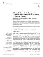 Editorial: current challenges for targeting brown fat thermogenesis to combat obesity