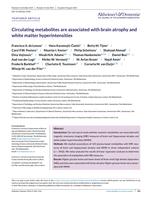 Circulating metabolites are associated with brain atrophy and white matter hyperintensities