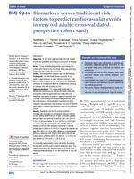 Biomarkers versus traditional risk factors to predict cardiovascular events in very old adults