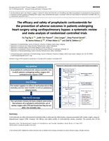 The efficacy and safety of prophylactic corticosteroids for the prevention of adverse outcomes in patients undergoing heart surgery using cardiopulmonary bypass