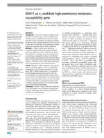 NEK11 as a candidate high-penetrance melanoma susceptibility gene