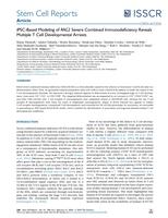 iPSC-based modeling of RAG2 severe combined immunodeficiency reveals multiple T cell developmental arrests