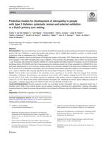 Prediction models for development of retinopathy in people with type 2 diabetes: systematic review and external validation in a Dutch primary care setting