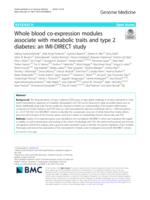 Whole blood co-expression modules associate with metabolic traits and type 2 diabetes