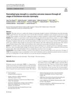 Normalized grip strength is a sensitive outcome measure through all stages of Duchenne muscular dystrophy