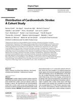 Distribution of cardioembolic stroke