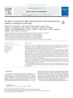 The degree of prematurity affects functional brain activity in preterm born children at school-age