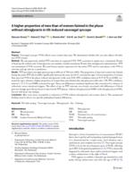 A higher proportion of men than of women fainted in the phase without nitroglycerin in tilt-induced vasovagal syncope