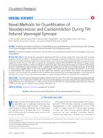 Novel methods for quantification of vasodepression and cardioinhibition during tilt-induced vasovagal syncope