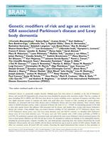 Genetic modifiers of risk and age at onset in GBA associated Parkinson's disease and Lewy body dementia