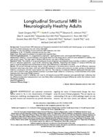 Longitudinal structural MRI in neurologically healthy adults