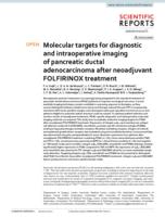 Molecular targets for diagnostic and intraoperative imaging of pancreatic ductal adenocarcinoma after neoadjuvant FOLFIRINOX treatment