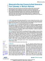 Measurable residual disease by next-generation flow cytometry in multiple myeloma