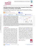 Self-adjuvanting cancer vaccines from conjugation-ready lipid A analogues and synthetic long peptides