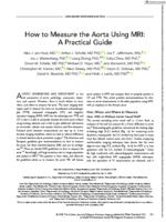 How to measure the aorta using MRI