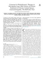 Crossover to photodynamic therapy or micropulse laser after failure of primary treatment of chronic central serous chorioretinopathy