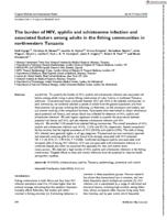 The burden of HIV, syphilis and schistosome infection and associated factors among adults in the fishing communities in northwestern Tanzania