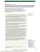 Clinical phenotype and course ofPDE6A-associated retinitis pigmentosa disease, characterized in preparation for a gene supplementation trial