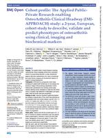 Cohort profile: the Applied Public-Private Research enabling OsteoArthritis Clinical Headway (IMI-APPROACH) study