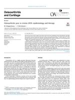 Osteoarthritis year in review 2019: epidemiology and therapy